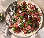 Sirloin Steak With Chimichurri And Feta | Steak Recipes | Tesco Real Food