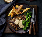 Vegan 'Steak' And Chips With Peppercorn Sauce Recipe | Plant Based Recipes | Tesco Real Food