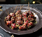 Maple glazed bacon-wrapped dates | Tesco Real Food