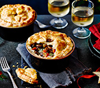 Christmas vegetable and Stilton pies | Tesco Real Food