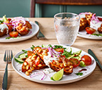 Loaded sweet potato skins | Tesco Real Food