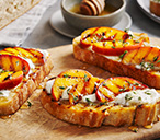 Peach And Burrata Bruschetta Recipe | Tesco Real Food