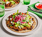 Cheesy Bean Tostadas | Mexican-Inspired Recipes | Tesco Real Food