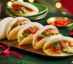 Pigs In Blankets Bao Buns Recipe | Tesco Real Food
