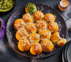 Pumpkin-Shaped Tear And Share Doughballs | Tesco Real Food