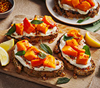 Pumpkin And Ricotta Toasts With Hot Honey | Tesco Real Food