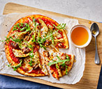 Spicy sausage pizza with hot honey | Tesco Real Food