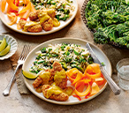Tenderstem broccoli fried rice with katsu chicken | Tesco Real Food