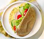 Ham and pea frittata sarnies | Tesco Real Food