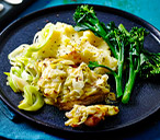 Leek rarebit pork steaks | Tesco Real Food