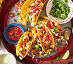Spicy Prawn, Garlic and Herb Tacos | Taco Recipes | Tesco Real Food