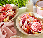 'Glast-home-berry' banana split | Tesco Real Food