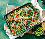 Thai Green Roasted Chicken Thighs | Chicken Recipes | Tesco Real Food