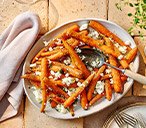 Thyme And Feta Roasted Carrots Recipe | Roast Side Dishes Recipes | Tesco Real Food