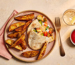 Tikka Pittas With Masala Wedges Recipe | Tesco Real Food