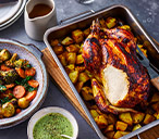 Tikka chicken roast dinner | Tesco Real Food