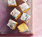 Vanilla Sprinkle School Cake Recipe | Baking Recipes | Tesco Real Food