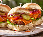 All-American vegan cheeseburger sliders | Tesco Real Food