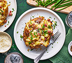 Carbonara Jacket Potatoes | Jacket Potato Recipes | Tesco Real Food