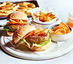 Curried chickpea burgers | Tesco Real Food