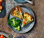 Ham And Spinach Tortilla Quiche Recipe | Kids' Recipes | Tesco Real Food