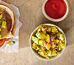 Griddled Avocado And Pineapple Salsa Recipe | BBQ Side Dishes | Tesco Real Food