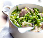 Lamb casserole with green vegetables | Tesco Real Food