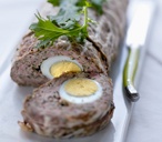 Meatloaf with eggs in the middle | Tesco Real Food