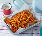 Sweet potato shoestring fries | Tesco Real Food