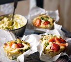 Mini salmon frittatas with dill béarnaise | Tesco Real Food