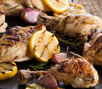 Barbecue chicken with lemon and garlic | Tesco Real Food