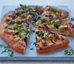 Blueberry and goat's cheese pizza | Tesco Real Food