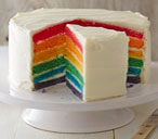 Rainbow Cake Recipe | Tesco Real Food