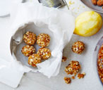 Gluten-free almond and dried apricot balls | Tesco Real Food