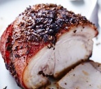 Rolled pork loin with fennel seed crust | Tesco Real Food