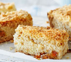 Gooseberry and crumble cake bars | Tesco Real Food