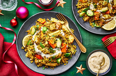Leftovers biryani