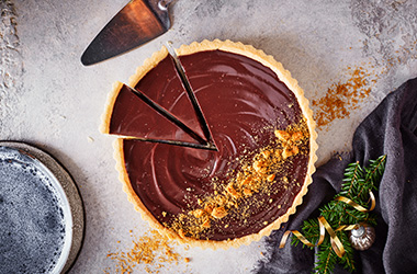 Gingerbread latte tart