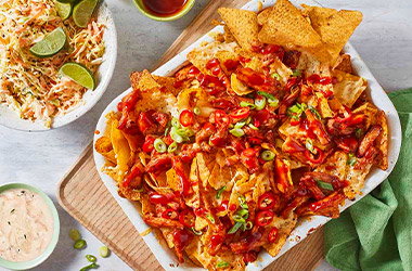 BBQ pork nachos