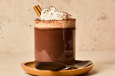 Buttered rum hot chocolate