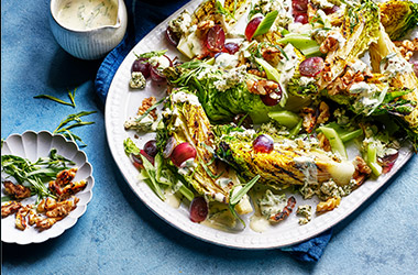Charred Waldorf salad