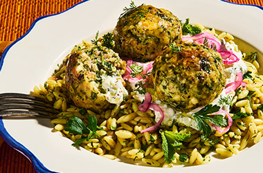 Herby chicken meatballs