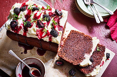 Chocolate and beetroot loaf cake