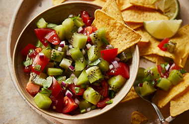 Green kiwi salsa