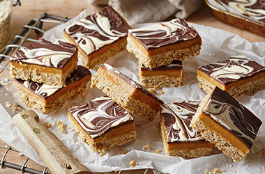 Millionaire's banana flapjacks