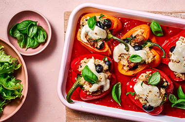 Mediterranean stuffed peppers