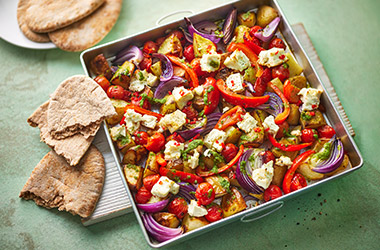 Mediterranean traybake