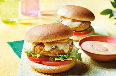 Pork and apple burgers
