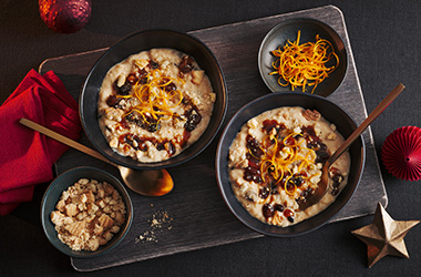 Mince pie rice pudding