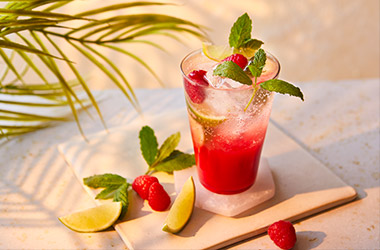 Raspberry nojito